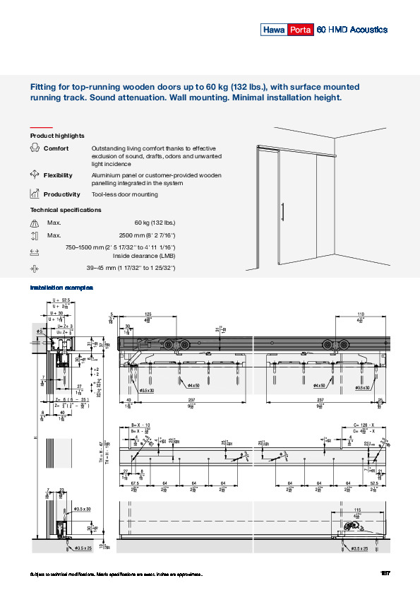 HAWA PORTA 60 HMD Acoustics - catalogue (EN)