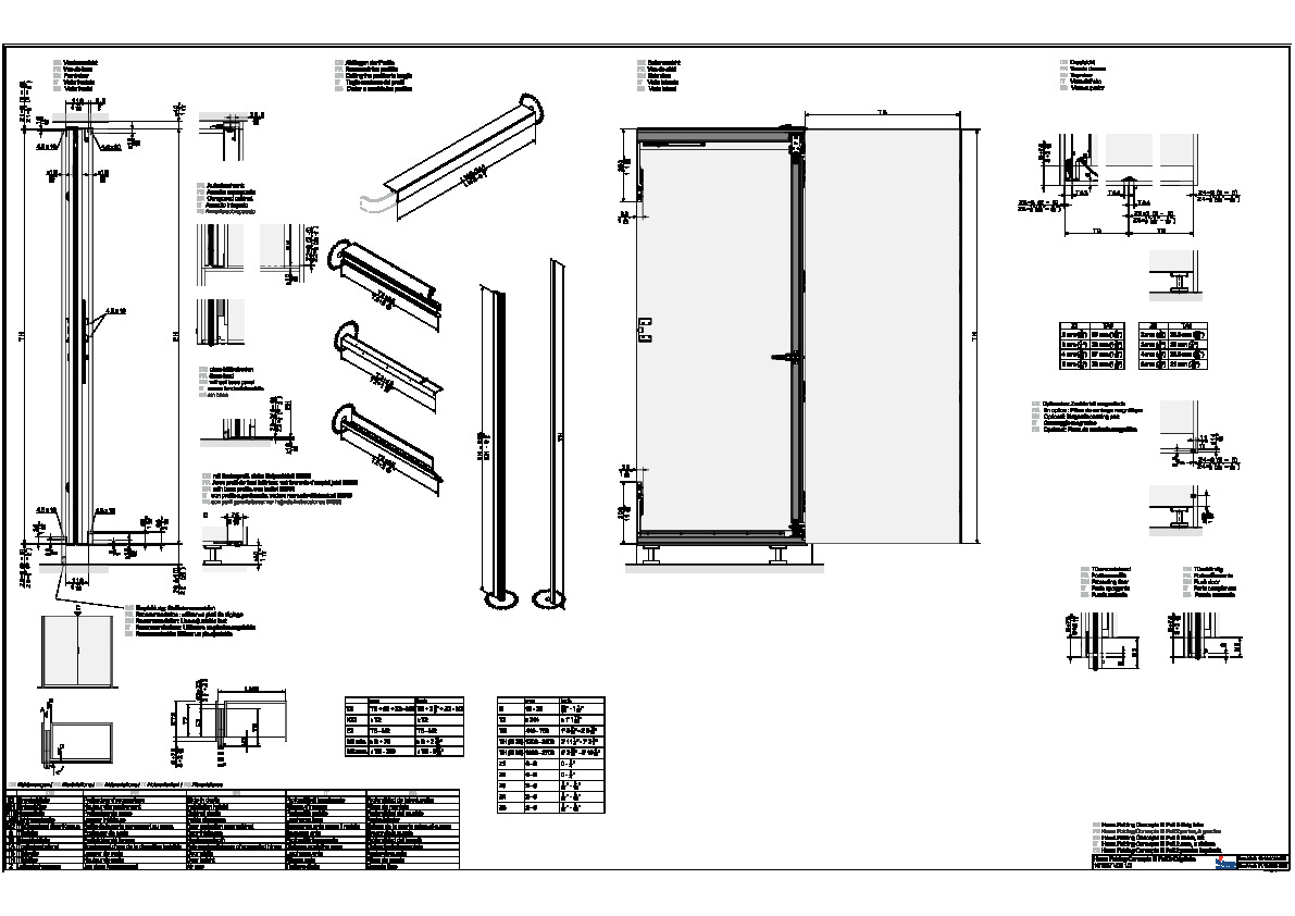 HAWA Folding Concepta III PULL - komplektācija 2 vērtnēm