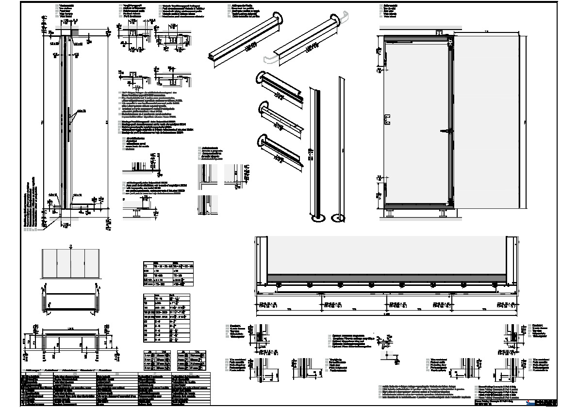 HAWA Folding Concepta III PULL - komplektācija 4 vērtnēm