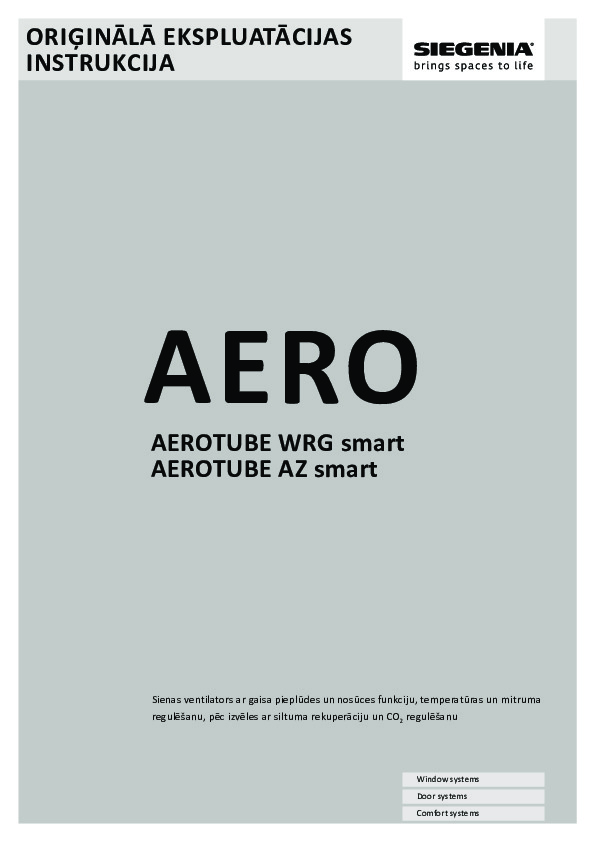 AEROTUBE WRG/AZ montāžas un lietošanas instrukcija 2024 (LV) 