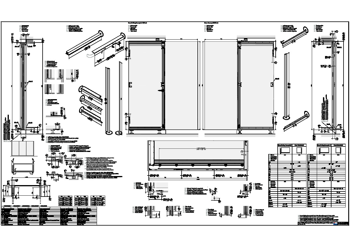 HAWA Folding Concepta III PUSH - set 3 doors