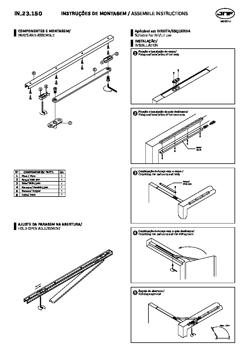 JNF IN.23.150 - Montāžas instrukcija (PT/EN)